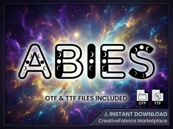 Abies: Cosmic Font for Bold Campaigns