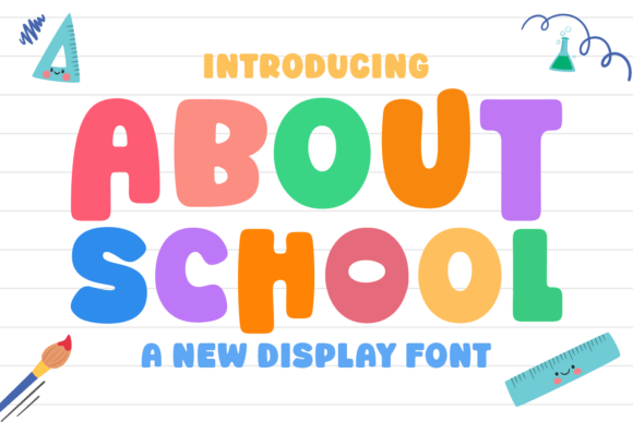 About School Font for Business Branding