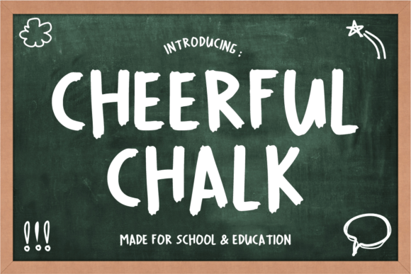 Cheerful Chalk Font Review