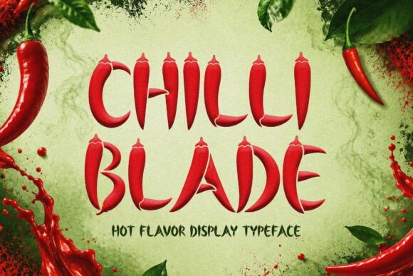 Chilli Blade Font for Bold Designs