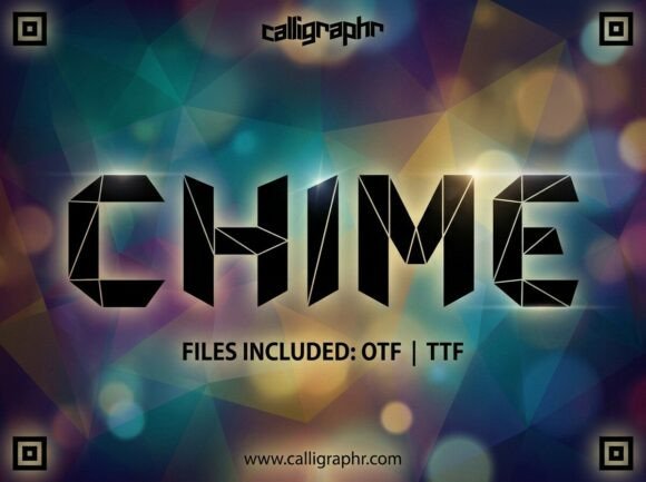 Chime: A Futuristic Font for Web Design