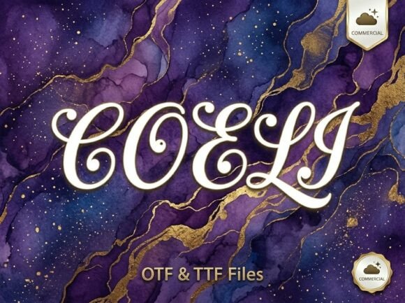 Coeli: A Bold Display Font for Creative Projects