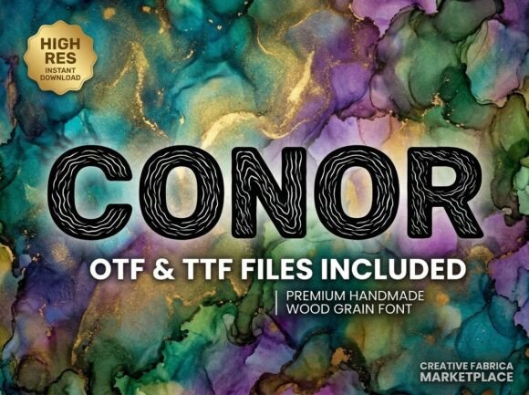Conor Font: Bold & Organic