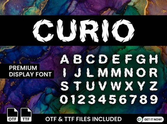 Curio: A Bold Display Font for Web Design