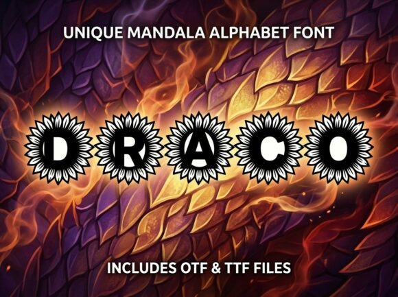 Draco Font: Bold & Mystical