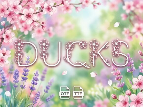 Ducks Font for Web Design