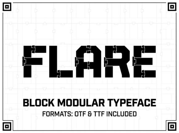 Flare: A Bold Font for Business