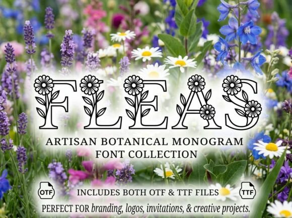 Fleas Font: Elegant Display Type