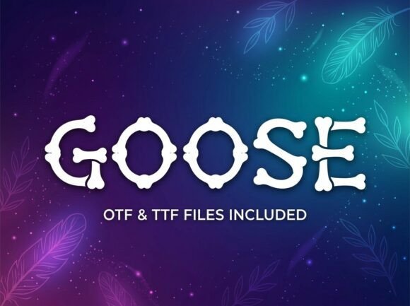 Goose: A Skeletal Display Font