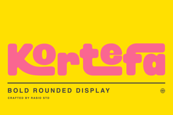 Kortefa: A Bold Display Font for Business Branding