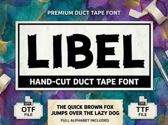 Libel Font: Bold & Beautiful
