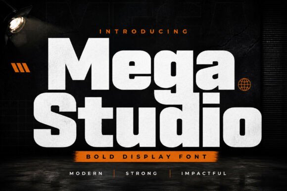 Mega Studio Font for Bold Branding