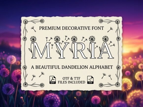 Myria Font: Free Download & Design Inspiration