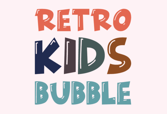 Retro Kids Bubble Font